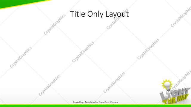 Title Only presentation slide layout