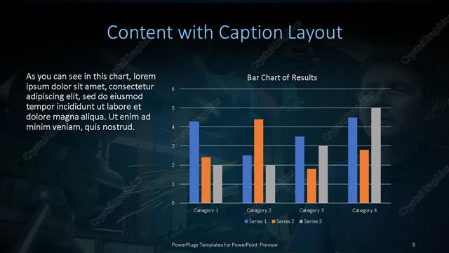 Content with Caption presentation slide layout