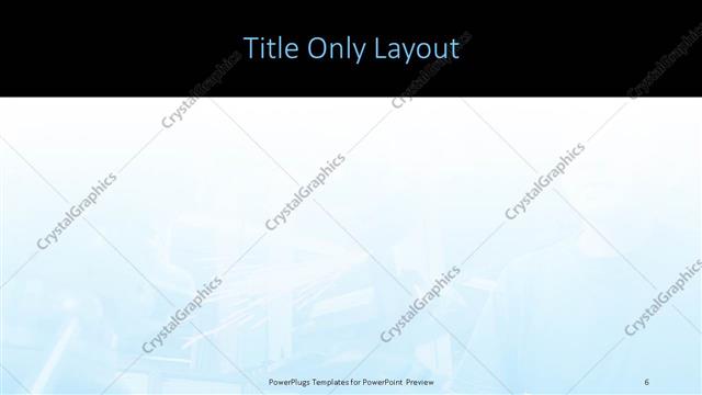Title Only presentation slide layout