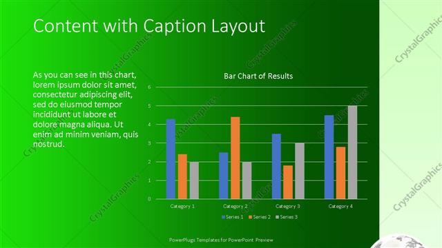 Content with Caption presentation slide layout