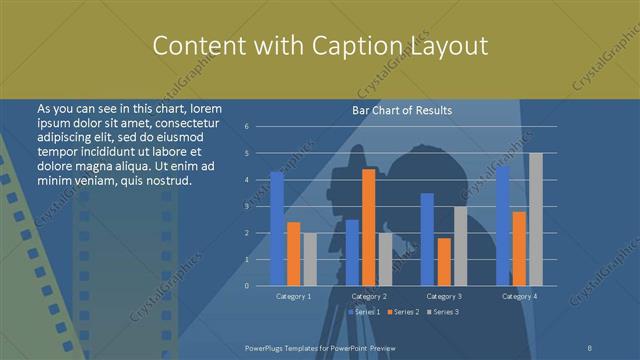 Content with Caption presentation slide layout