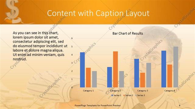 Content with Caption presentation slide layout