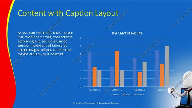 Content with Caption presentation slide layout