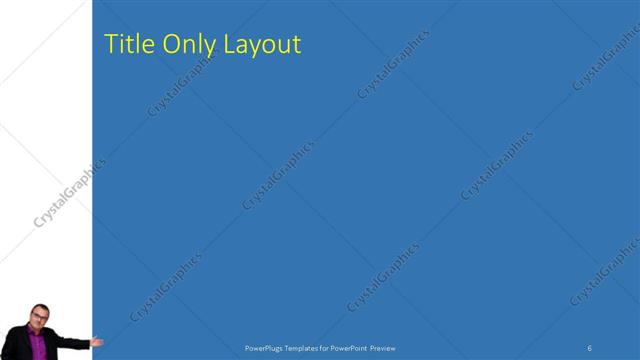 Title Only presentation slide layout