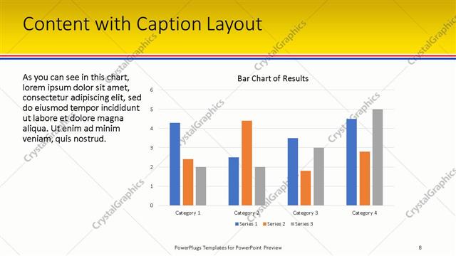 Content with Caption presentation slide layout