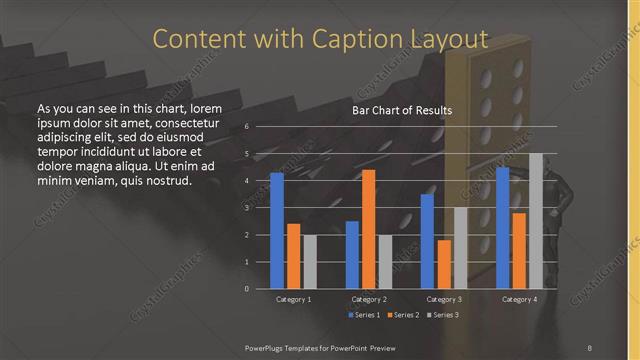 Content with Caption presentation slide layout
