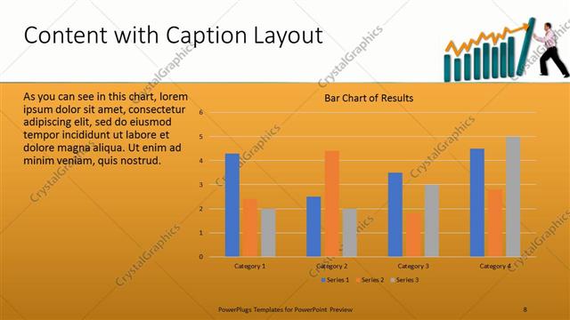 Content with Caption presentation slide layout