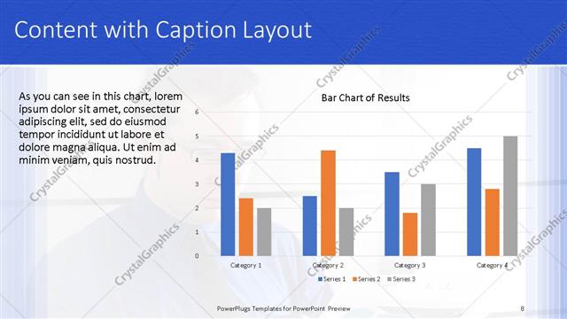 Content with Caption presentation slide layout