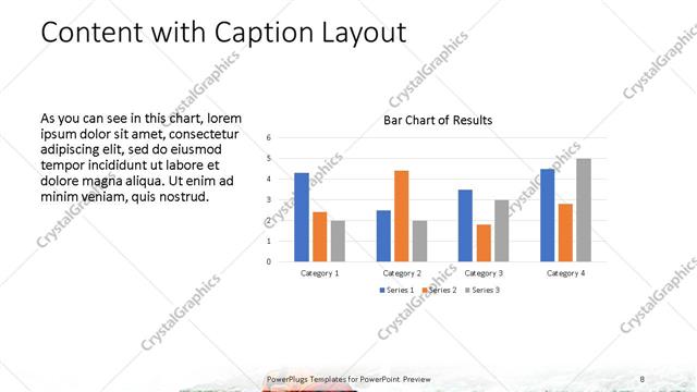 Content with Caption presentation slide layout