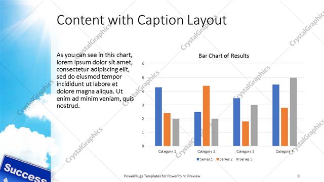 Content with Caption presentation slide layout