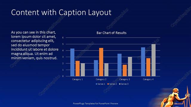 Content with Caption presentation slide layout