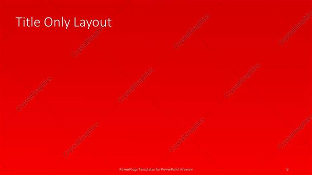 Title Only presentation slide layout