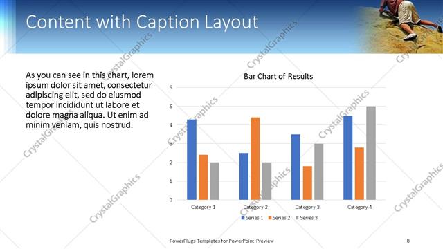 Content with Caption presentation slide layout