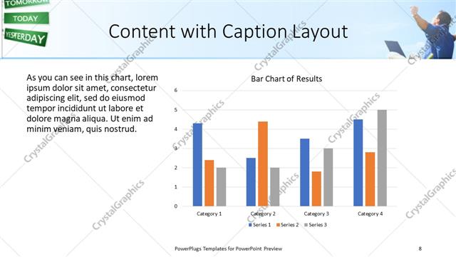 Content with Caption presentation slide layout