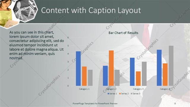 Content with Caption presentation slide layout