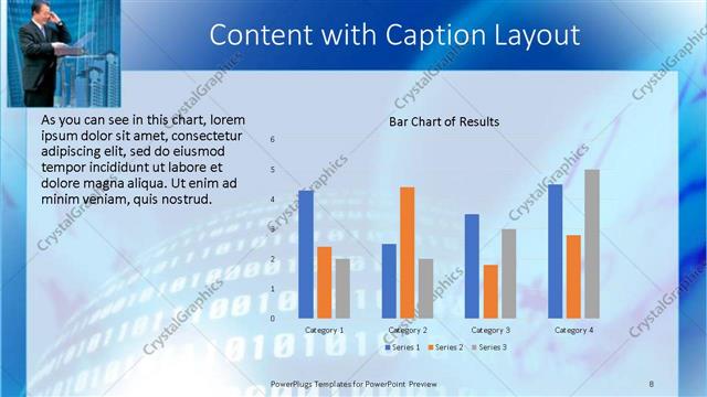Content with Caption presentation slide layout