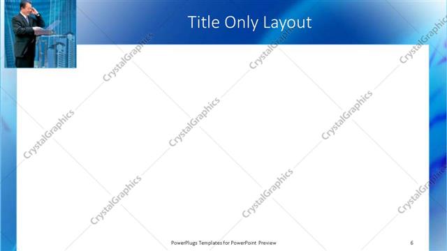 Title Only presentation slide layout
