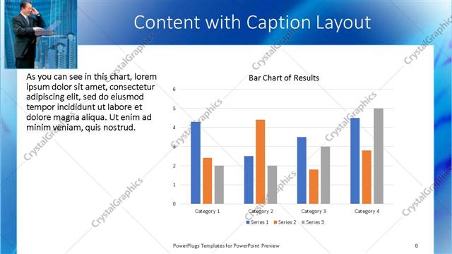 Content with Caption presentation slide layout