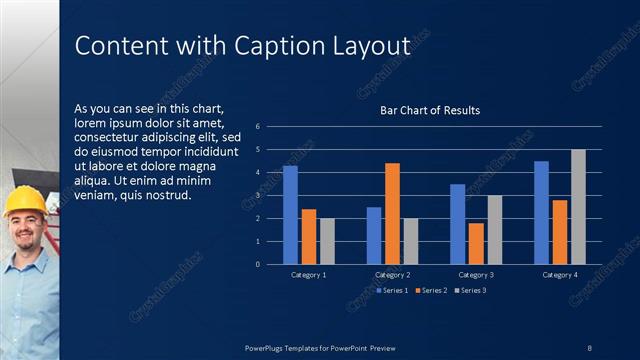 Content with Caption presentation slide layout