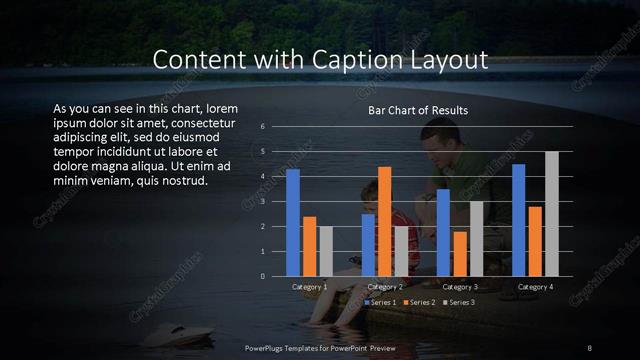 Content with Caption presentation slide layout