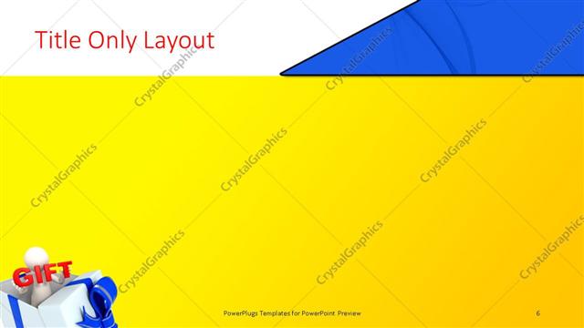 Title Only presentation slide layout