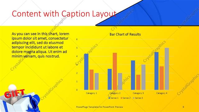 Content with Caption presentation slide layout