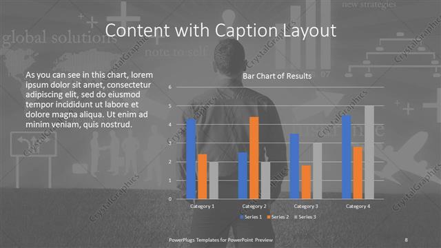 Content with Caption presentation slide layout