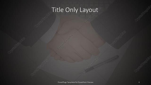 Title Only presentation slide layout