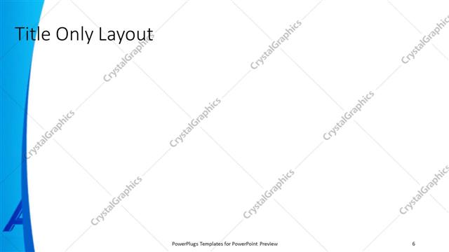 Title Only presentation slide layout