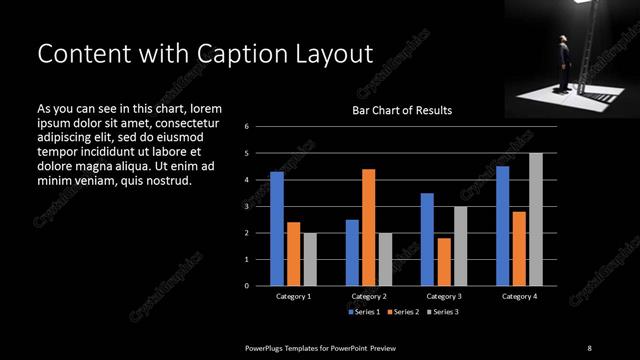 Content with Caption presentation slide layout
