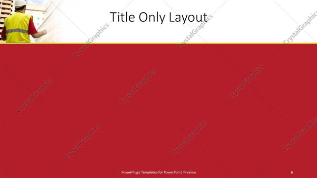 Title Only presentation slide layout