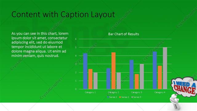 Content with Caption presentation slide layout