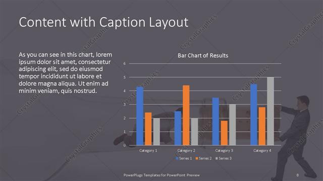 Content with Caption presentation slide layout