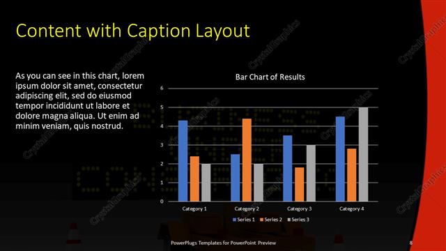 Content with Caption presentation slide layout