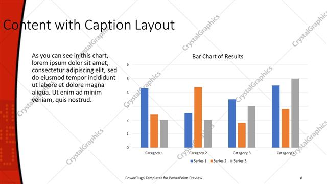 Content with Caption presentation slide layout