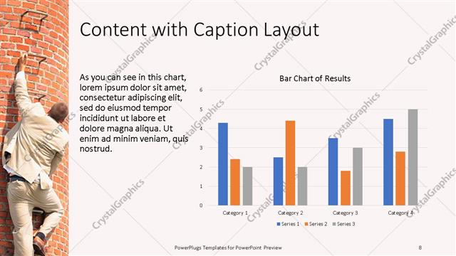 Content with Caption presentation slide layout
