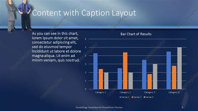 Content with Caption presentation slide layout