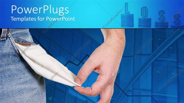  Presentation with empty - Man's hand turning empty pocket inside out