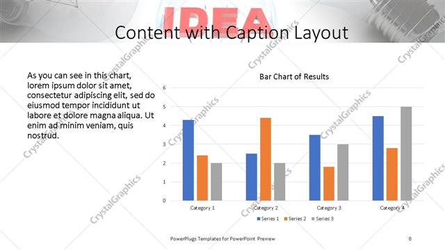 Content with Caption presentation slide layout