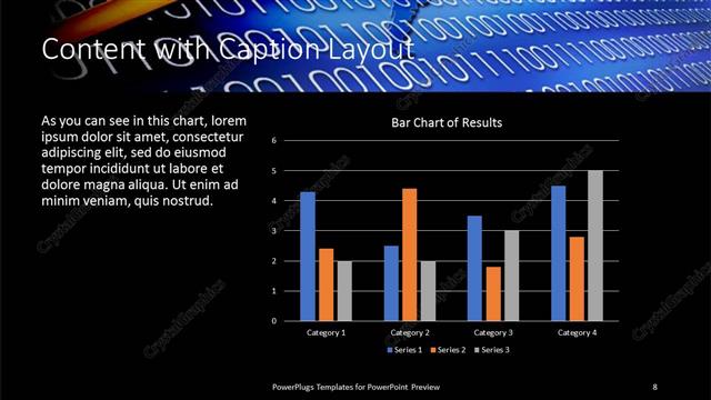 Content with Caption presentation slide layout