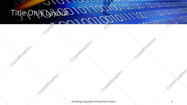 Title Only presentation slide layout