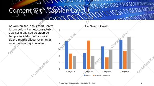 Content with Caption presentation slide layout
