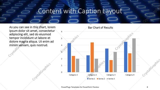 Content with Caption presentation slide layout