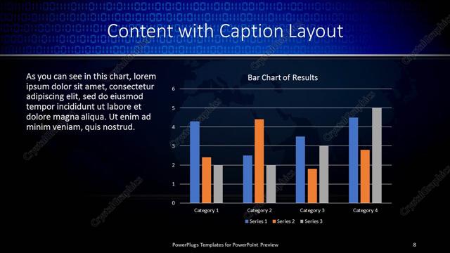 Content with Caption presentation slide layout