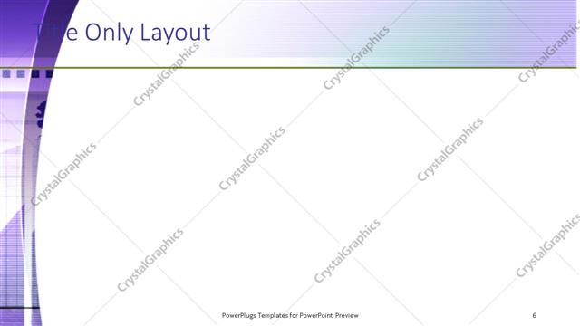 Title Only presentation slide layout