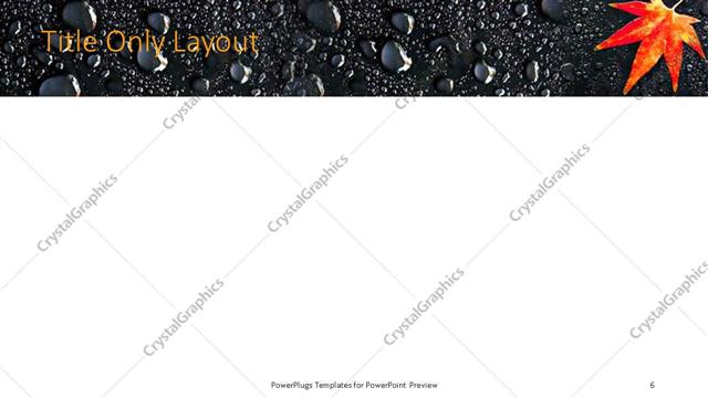 Title Only presentation slide layout