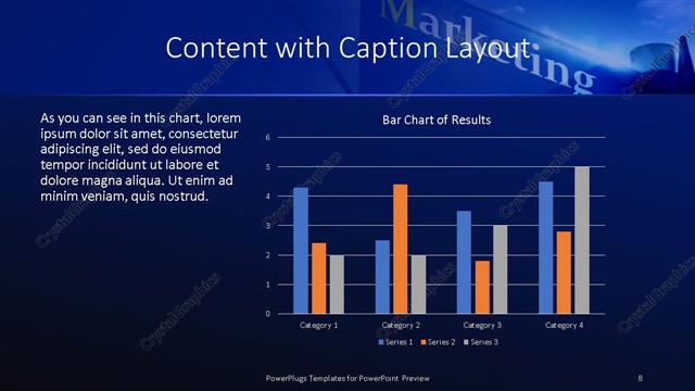 Content with Caption presentation slide layout