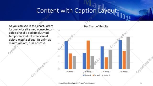 Content with Caption presentation slide layout