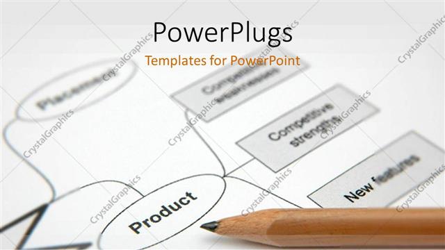  Presentation with marketing strategy - Marketing strategy planning for business pencil paper past future growth