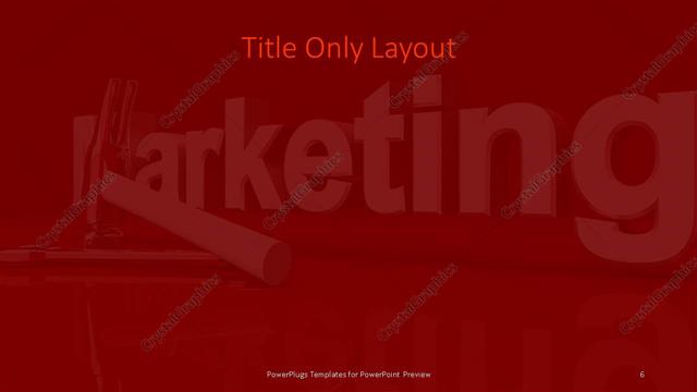 Title Only presentation slide layout